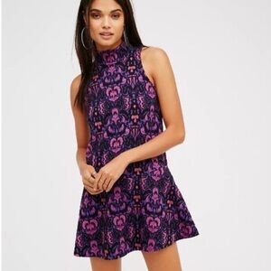 Free People Amelia Knit Dress in Purple